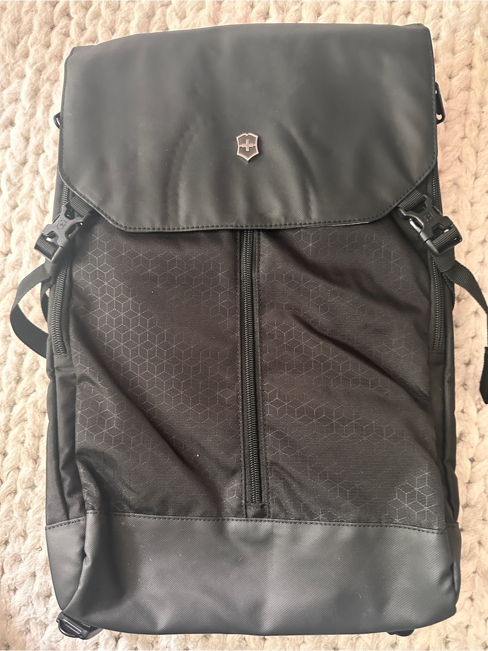 Victorinox Black Almont Original Flapover Laptop Backpack - NWT